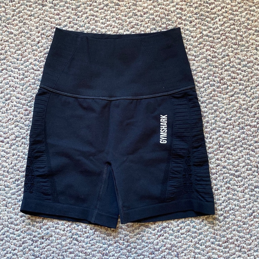 Gymshark black bike shorts XS
